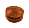 2" Round Amber 9 LED Marker Light w/ Rubber Grommet 2 Prong Plug