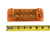 6" x 2" Rectangular Amber 8-LED Optics Lens w/ Reflex Light & 2 1 Prong Plugs