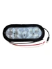 6'' Oval 10 LED Stop, Turn, Tail & Back Up Light w/ 3 Prong Plug  & Rubber Grommet