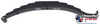 Slipper Spring, 4000lb, 6 Leaf, 29 1/2", 2" Wide. interchangeable part #s: E5115, 4361-40, 3.5" arch. 6 Leaf 2" Wide Slipper Spring 4k Cap. 29-1/2" I to End (8k Axles) E5115. SPRING, SLIPPER, 2", 4K,  6 Leaf, 29.5" I to End, 3.5" Arch, .5625" Eye (E5115)