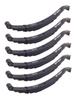 29 1/2" Hook Down Slipper Leaf Spring - 6 Leaves 2" Wide - 4,000 lbs. Capacity