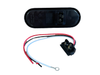 6'' Oval Red 10 LED Stop, Turn, Tail Light w/ 3 Prong Plug & Rubber Grommet (TPU5611)