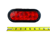 6'' Oval Red 10 LED Stop, Turn, Tail Light w/ 3 Prong Plug & Rubber Grommet (TPU5611)
