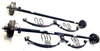 3.5k Tandem Axle Trailer Kit - 2 Electric Brake Axles 5 Lug