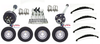 5.2k Rockwell Medium Duty Tandem Axle 15" 10Ply Tire Wheel Trailer Kit
