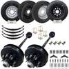 Dexter Carter 7k Tandem axle trailer kit with trailer tires and wheels. everything you need to install axles on trailer and get you on the road. your heavy duty 14k tandem axle kit 8 lug