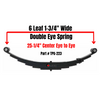 6 leaf double eye leaf spring 
