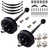 6K TANDEM AXLE TRAILER KIT 12K GVWR - DEXTER, LIPPERT CARTER TRAILER AXLE KIT