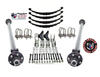 12k TPU Tandem Axle Trailer Kit - 2) 6000 lbs Trailer Axle w/ 6 Lug Idler Hubs