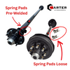 SPRING PADS WELDED ON AXLE VS NOT WELDED ON TRAILER AXLE
