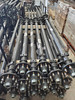 trailer axle with 8 lug idler hubs ez lube grease