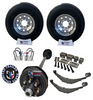 7000 lbs single axle trailer tire wheel package 