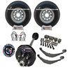 7K HEAVY DUTY TRAILER AXLE TIRE WHEEL KIT