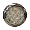 4" Round Clear 10 LED Reverse Back Up Surface Mount w/ Chrome Bezel & Direct Pigtail