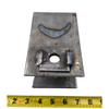 Dexter Front Weld On Hanger for 2-1/2" Wide Slipper Springs, 5-1/4" Top to Center 3/4" Eye Bolt