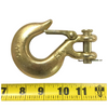 5/16" Clevis Chain Slip Hook w/ Latch GR70 - LC70SHKL-516