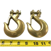 5/16" Clevis Chain Slip Hook w/ Latch GR70 - LC70SHKL-516