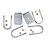 3"U-Bolt Kit -  Zinc Plated - Use With 3" Dia. Round Axles - One Kit Per Axle