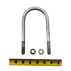 3"U-Bolt Kit -  Zinc Plated - Use With 3" Dia. Round Axles - One Kit Per Axle