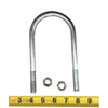 3"U-Bolt Kit -  Zinc Plated - Use With 3" Dia. Round Axles - One Kit Per Axle