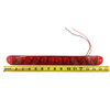 Red 3 LED Tri-bar ID Function (Low and High) - 15-1/2" L x 1-5/8" H x 5/8" D