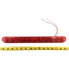 Red 3 LED Tri-bar ID Function (Low and High) - 15-1/2" L x 1-5/8" H x 5/8" D