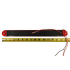 Red 3 LED Tri-bar ID Function (Low and High) - 15-1/2" L x 1-5/8" H x 5/8" D