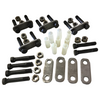 Tandem Axle Suspension Repair Kit for Double Eye Springs - 2-1/4" Long Shackles