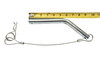 3/4" Jack / Gooseneck Coupler Pin with Lanyard
