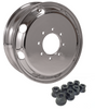 16" Aluminum Dual Trailer Wheel 8x6.5" w/ 5/8" Swivel Flange Nuts