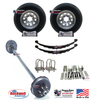 5.2k trailer axle tire wheel upgrade kit