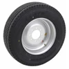 235/75R17.5 18-Ply Provider All Steel Tire on Silver Solid Wheel 8x6.5"