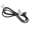 TPU5707 - 4-Way Flat Trailer Plug with Molded 8-foot Wire Harness