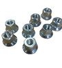 chrome flange nut