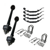 10k trailer axles with springs and u  bolts