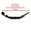 6 leaf slipper spring for 12k axles