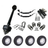 10K TRAILER AXLE KIT WITH 16" DUAL TRAILER TIRES 10K TRAILER AXLE KIT WITH 16" DUAL TRAILER TIRES