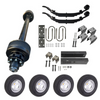 Discover the robust 12,000 lb Carter Trailer Axle Kit