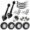 dual tandem trailer axle kit