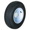 Hi-Run Trailer Tire, 4.80-8, 5-Hole White Spoke Wheel, Load Range B 4PR, ASB1046 Hi-Run Trailer Tire, 4.80-8, 5-Hole White Spoke Wheel, Load Range B 4PR, ASB1046