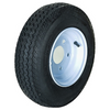Hi-Run Trailer Tire, 4.80-8, 5-Hole White Spoke Wheel, Load Range B 4PR, ASB1046 Hi-Run Trailer Tire, 4.80-8, 5-Hole White Spoke Wheel, Load Range B 4PR, ASB1046