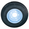 Hi-Run Trailer Tire, 4.80-8, 5-Hole White Spoke Wheel, Load Range B 4PR, ASB1046 Hi-Run Trailer Tire, 4.80-8, 5-Hole White Spoke Wheel, Load Range B 4PR, ASB1046