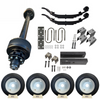 Trailer Axle Replacement Kit:

Need to replace your worn-out trailer axle? This 12,000 lb Carter axle kit is the perfect solution. It includes everything you need, including 17.5" white dual wheels, for a hassle-free upgrade.