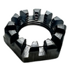 Lock your hub securely with this heavy-duty 4754-12 spindle castle nut