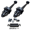 Carter 12,000 lbs tandem trailer axle kit fully assembled, showcasing hydraulic disc brakes, 8x6.5" hubs, and durable construction