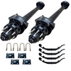 Carter 12,000 lbs tandem trailer axle kit fully assembled, showcasing hydraulic disc brakes, 8x6.5" hubs, and durable construction