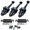 Engineered for reliability: Carter triple axle kit with 12K axles, hydraulic disc brakes, and full Dexter axle interchangeability