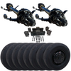 24K HYDRAULIC DISC BRAKE TRAILER AXLE KIT WITH HEAVY DUTY TIRES AND WHEELS DEXTER LIPPERT CARTER