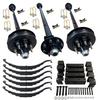 Triple 7k Electric Brake Axle Kit - 21k Capacity CARTER