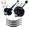 Trailer Axle w/ Electric Brakes - Easy Grease - 8 on 6-1/2 Bolt Pattern - 94" Long - 7,000 lbs